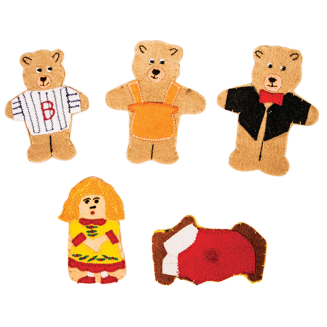 Goldilocks Finger Puppets