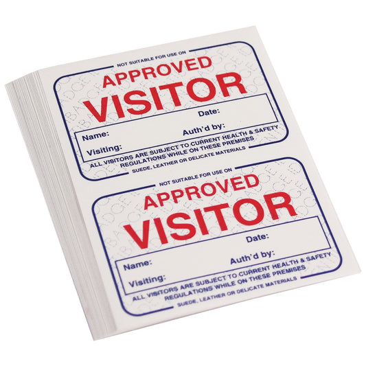 Self Adhesive Visitor's Badge