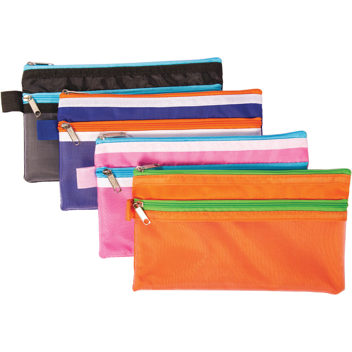 Assorted Coloured Pencil Cases