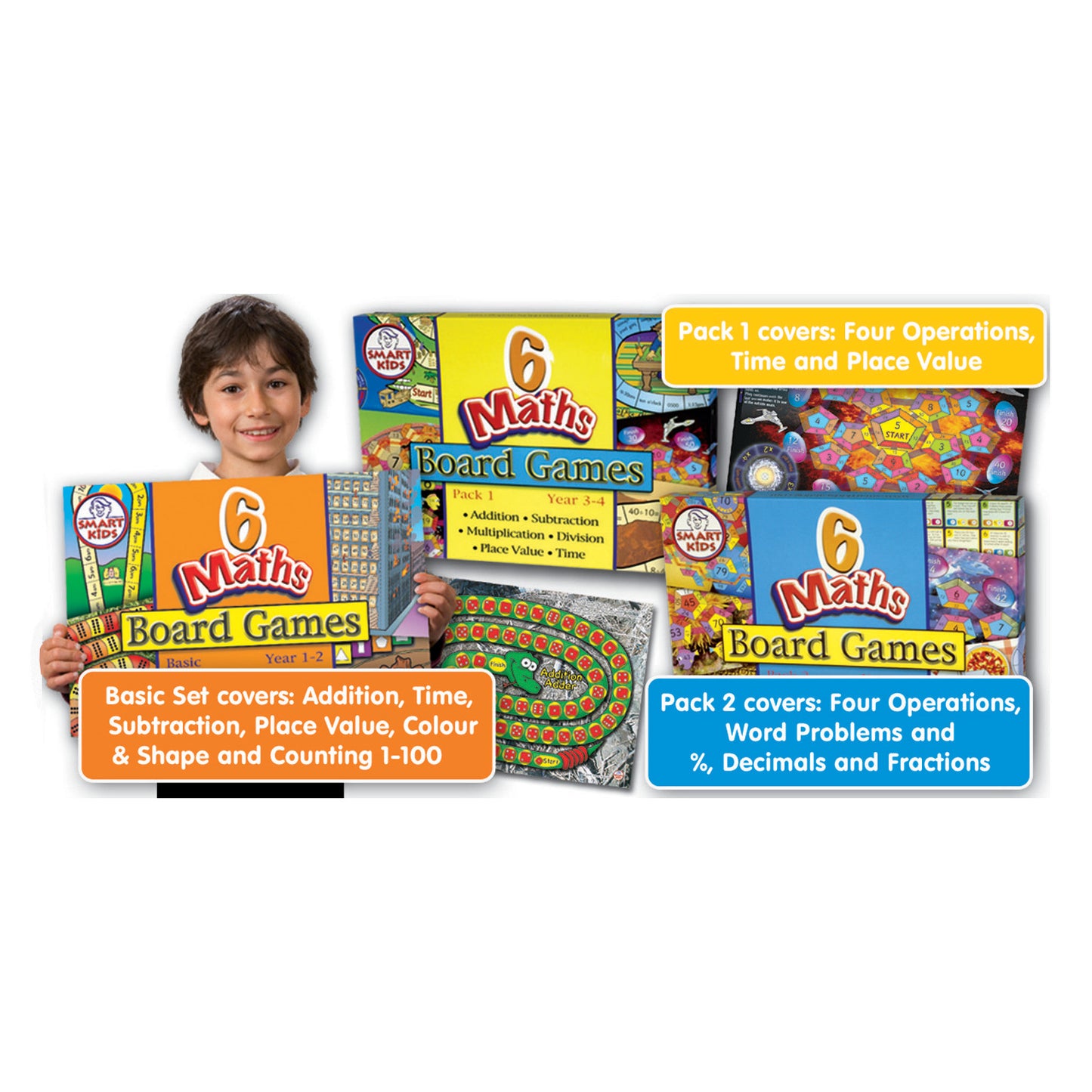 Maths Board Games Pack 2