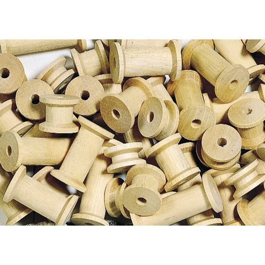 Natural Wooden Spools