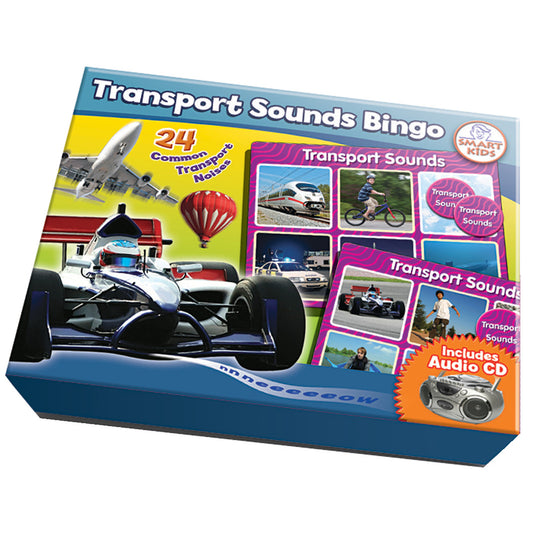 Transport Sounds Bingo Game