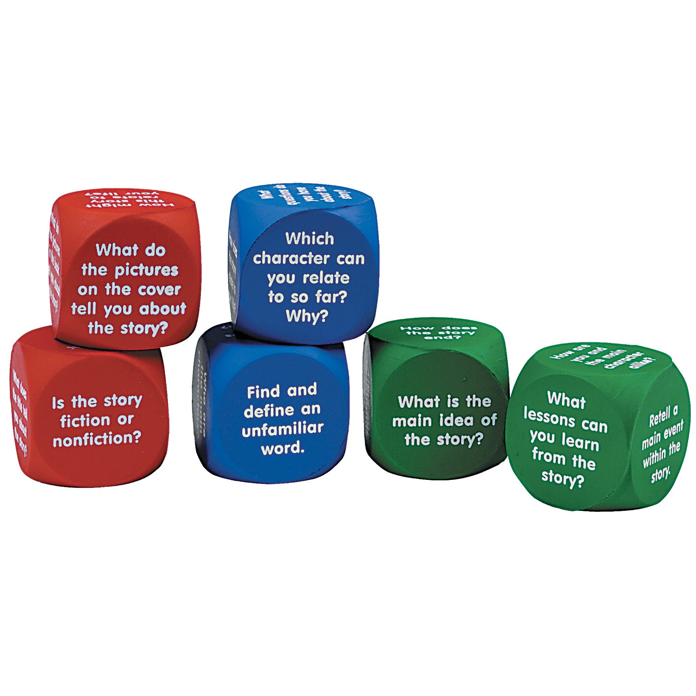 Learning Resources Reading Comprehension Cubes