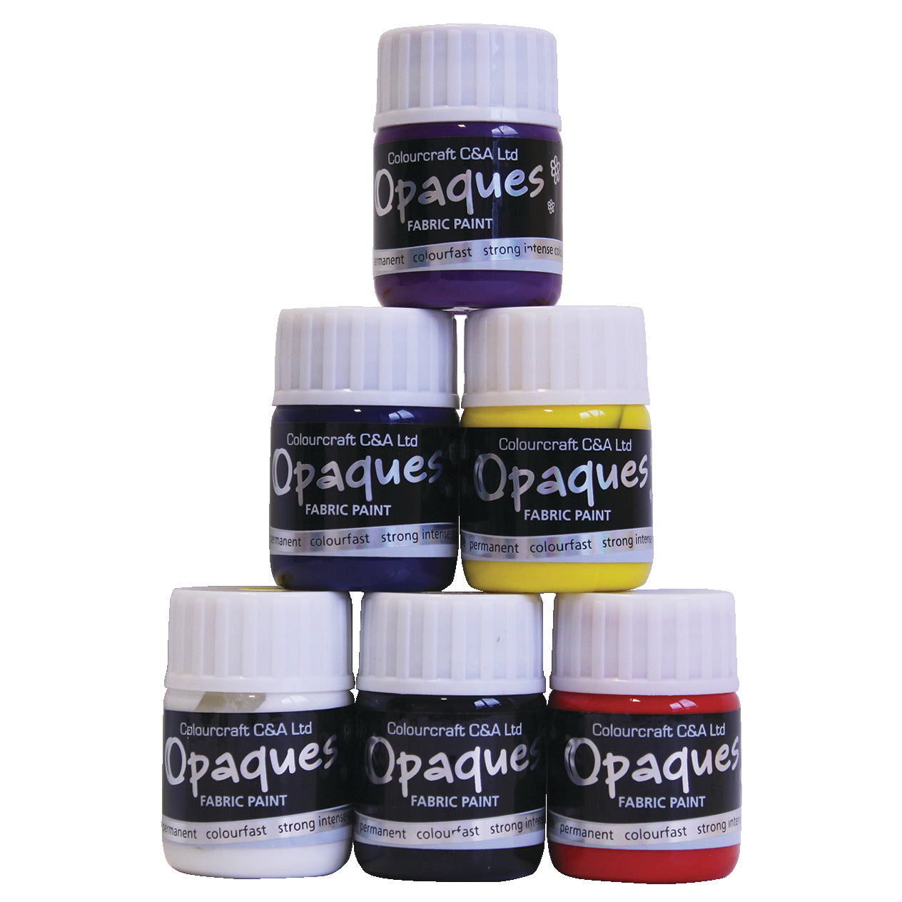 Colourcraft Opaque Fabric Paint Starter Pack