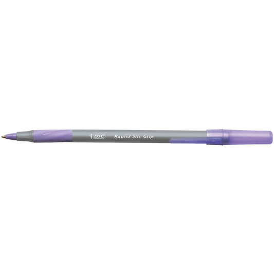 BiC® Round Stic™ Grip Ballpoint Pens