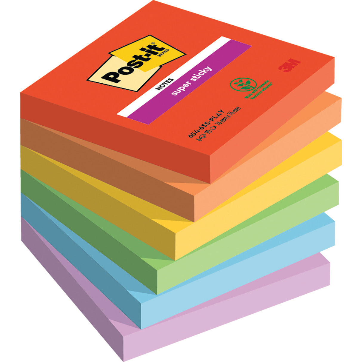 Post-it® Super Sticky Playful Notes