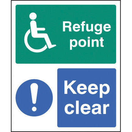 Fire Safety Disability Refuge Sign