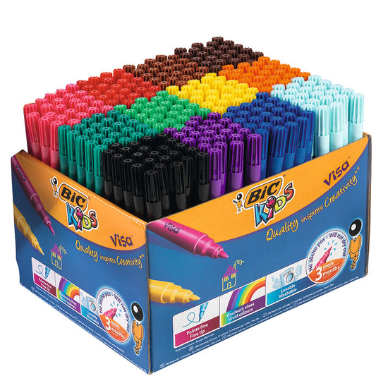 BiC® Kids Visa® Fine Fibre Tipped Pens