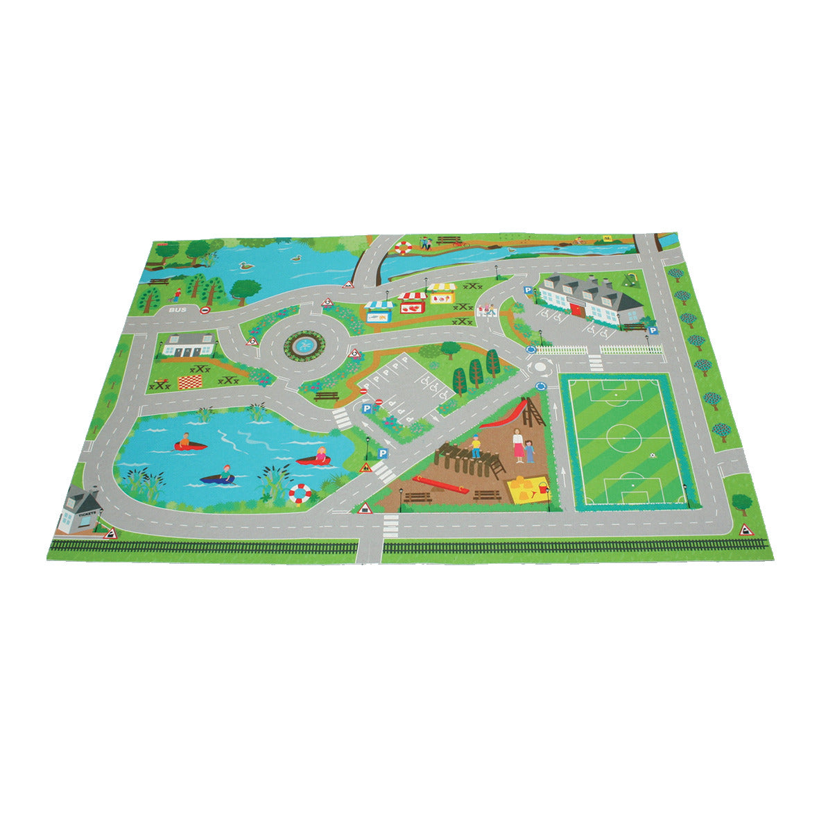 Road & Town Scene Playmat