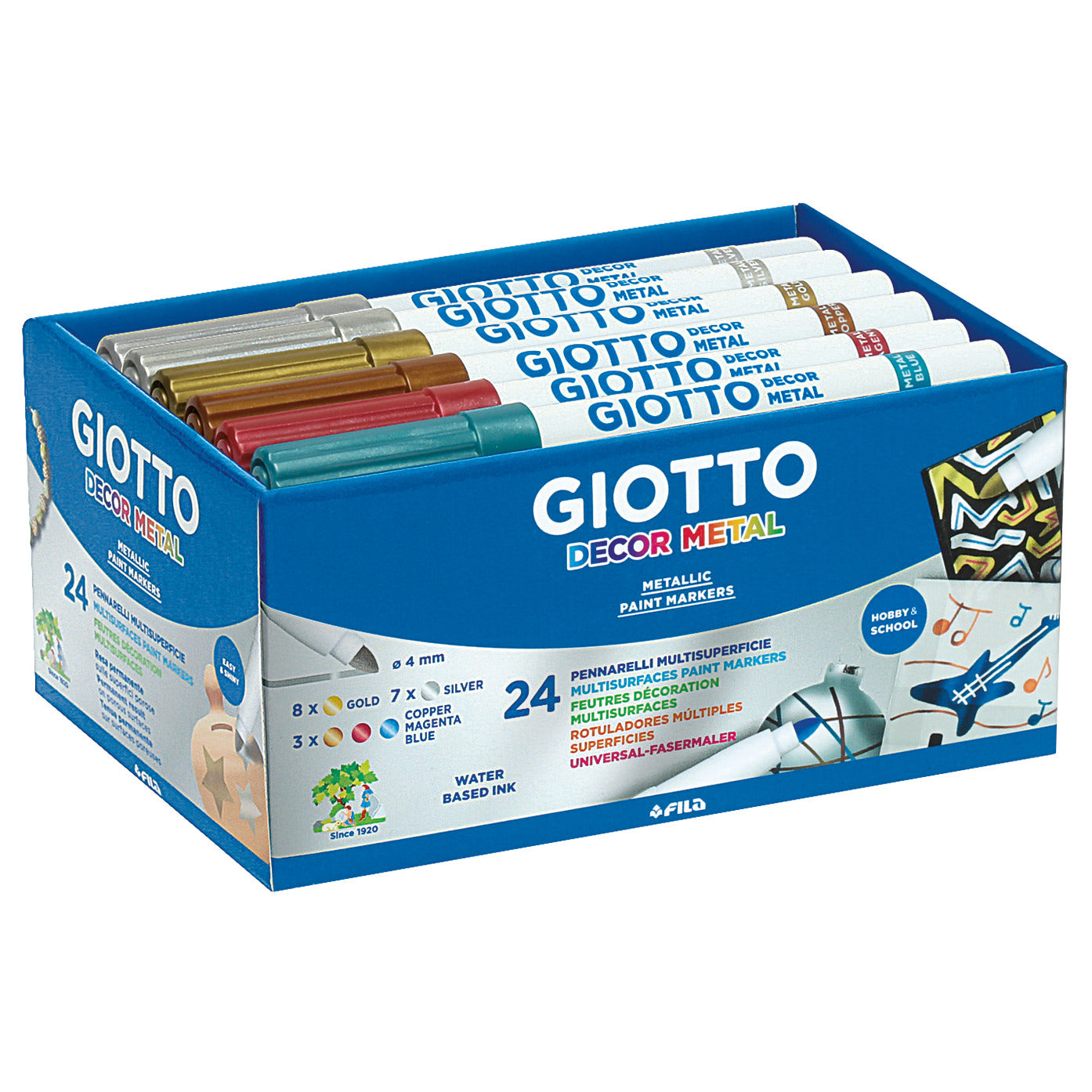 GIOTTO Decor Metallic Markers