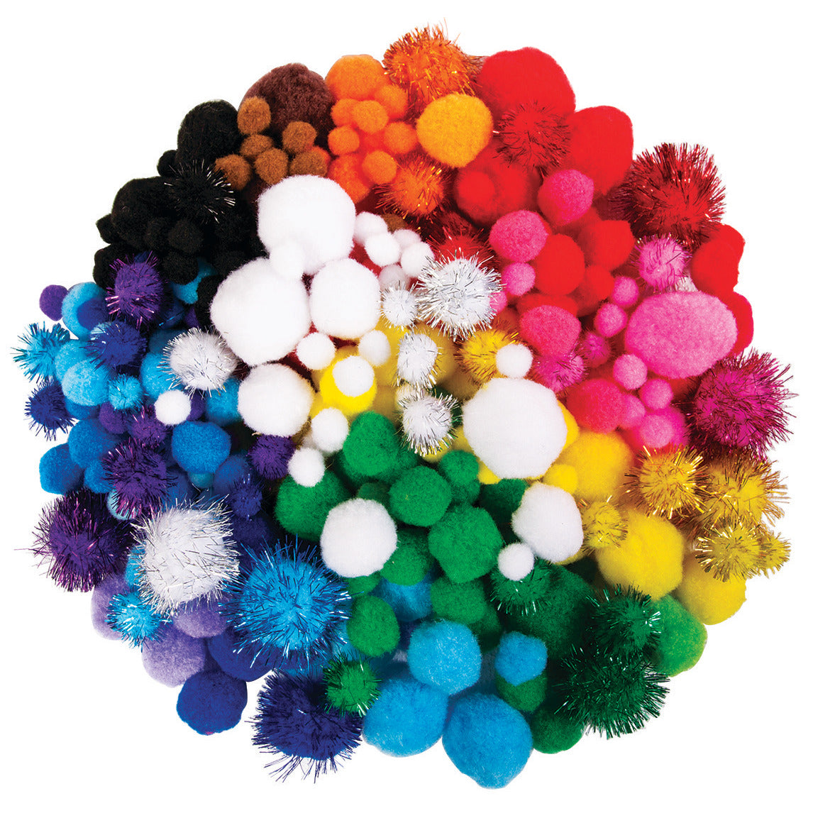 Assorted Style Pom-Poms