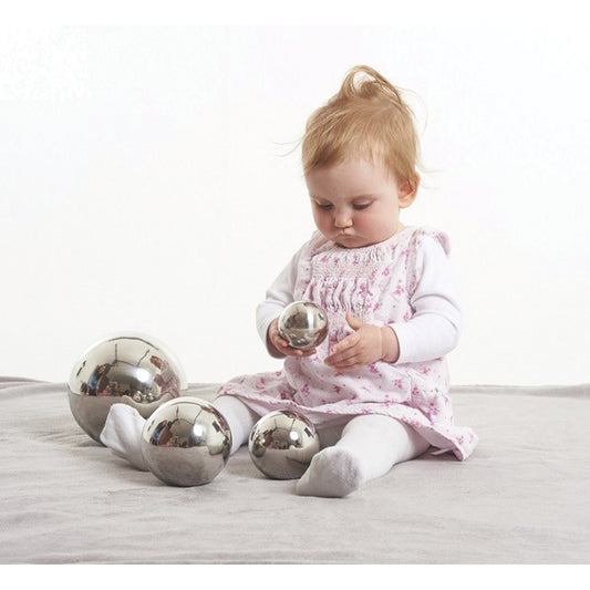 Sensory Reflective Silver Balls