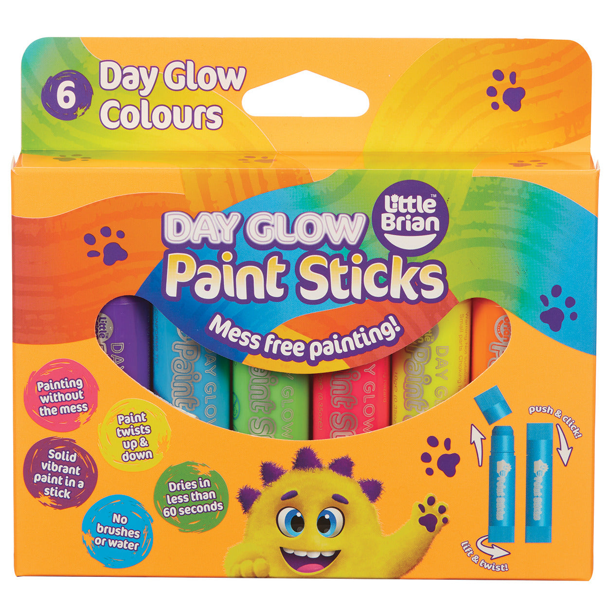 Little Brian Fluorescent Paint Sticks