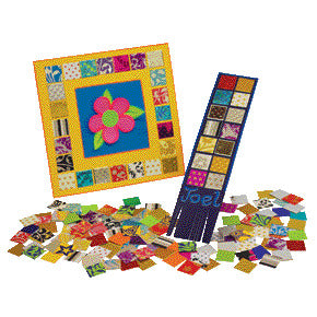 Jumbo Textured Squares Display Shapes