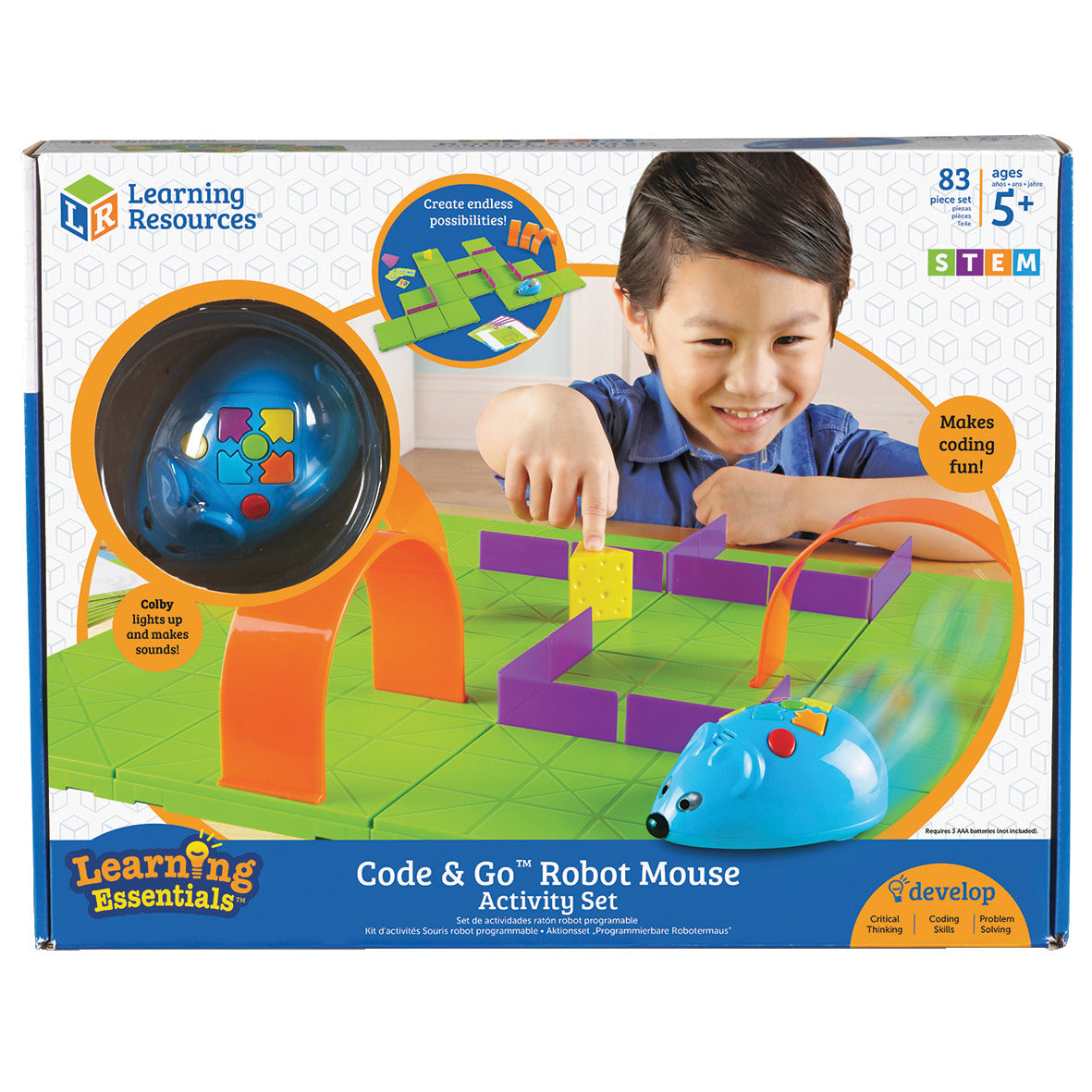 Learning Resources Code & Go™ Robot Mouse Activity Set