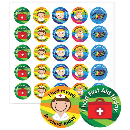 First Aid Stickers