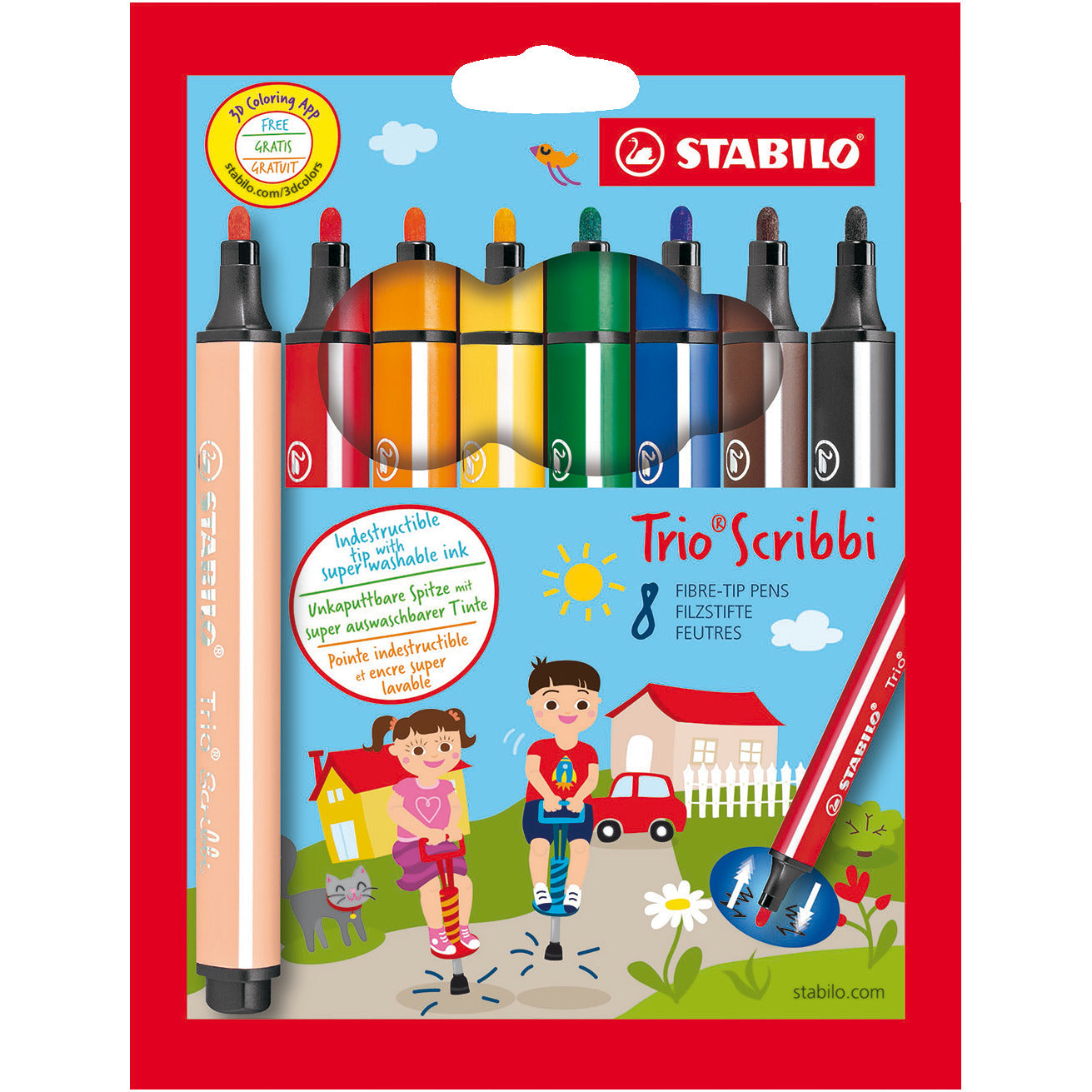 STABILO® Trio Scribbi Broad Fibre Tipped Pen