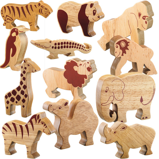 Wooden Wild Animals