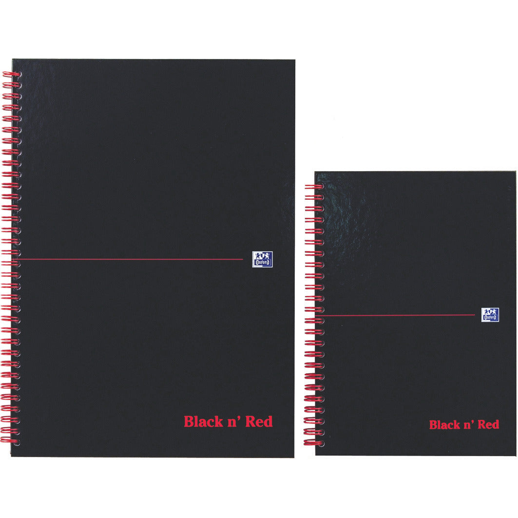 Black 'N' Red A5 Laminated Hardback Notebook