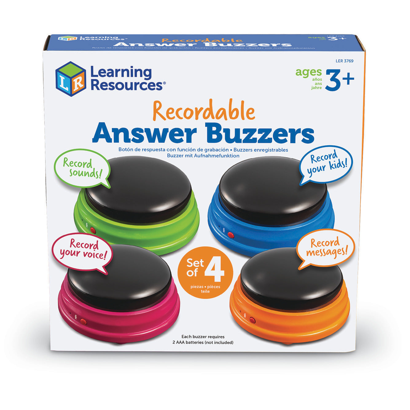 Learning Resources Recordable Answer Buzzers