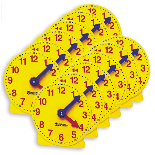 Learning Resources Big Time™ Learning Student Clocks