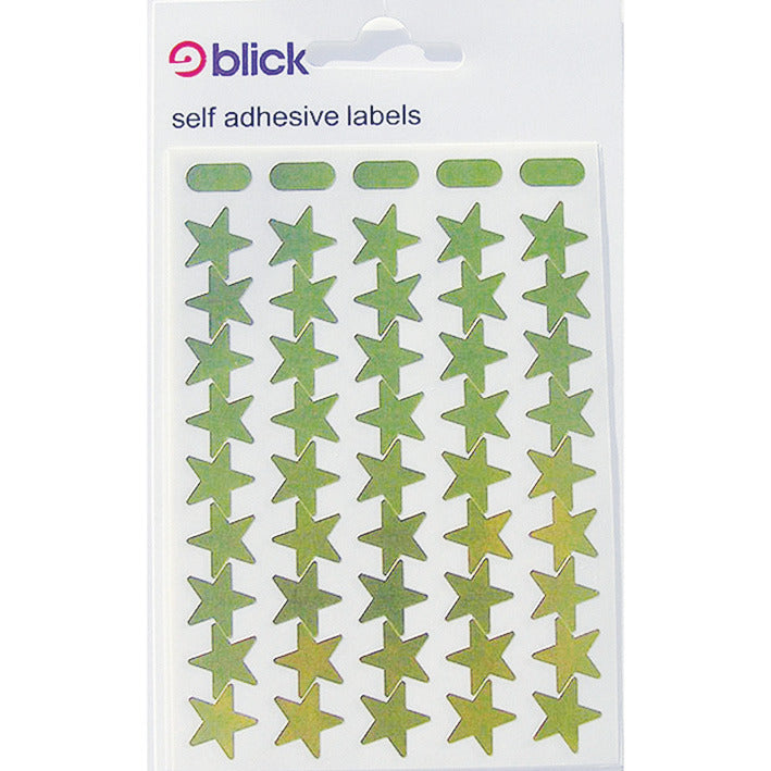 13mm Metallic Star Stickers