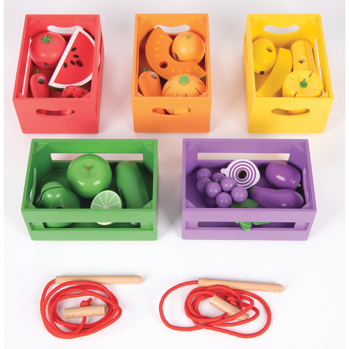 Fruit & Vegetable Colour Sorting Set