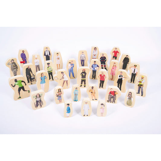 Community People Wooden Set