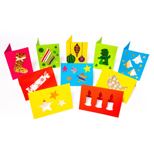 Festive Cutout Novelty Cards