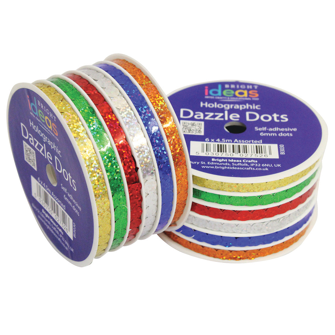 Holographic Dazzle Dots Sequins