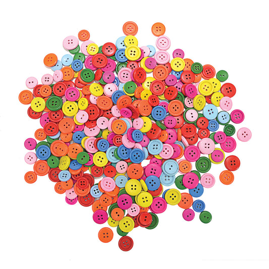 Coloured Wooden Buttons