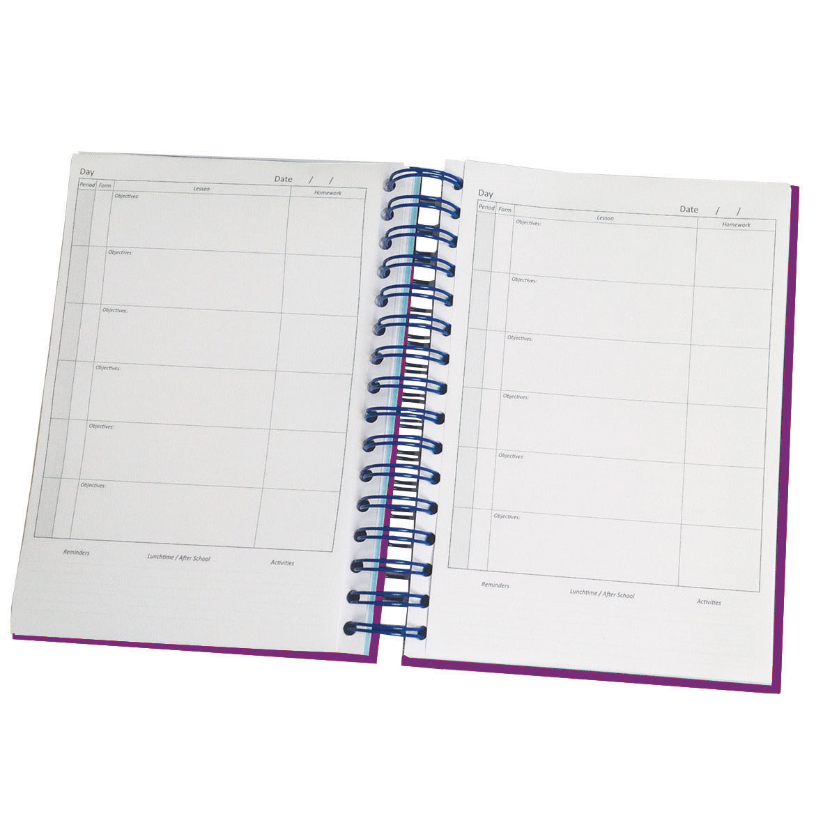 A5 Educational Planner 24/26 Wirebound 6 Period