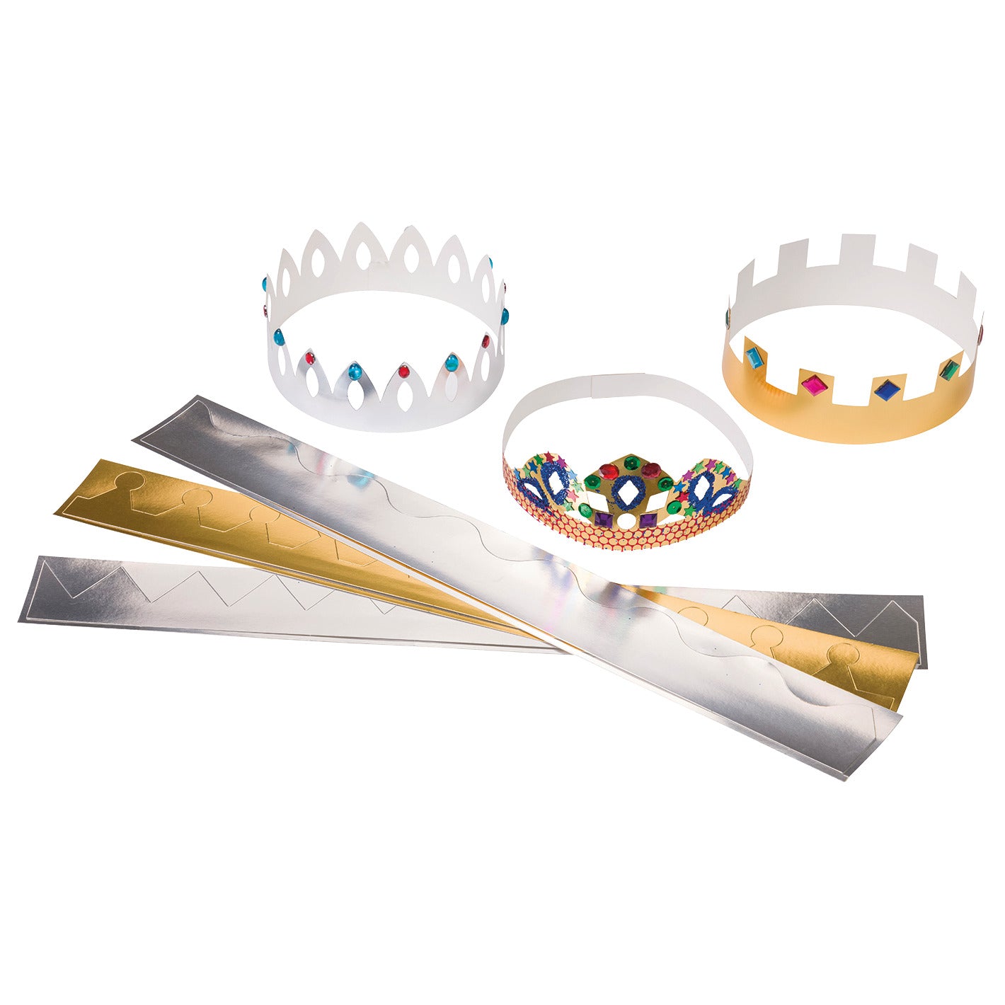 Metallic Card Crowns