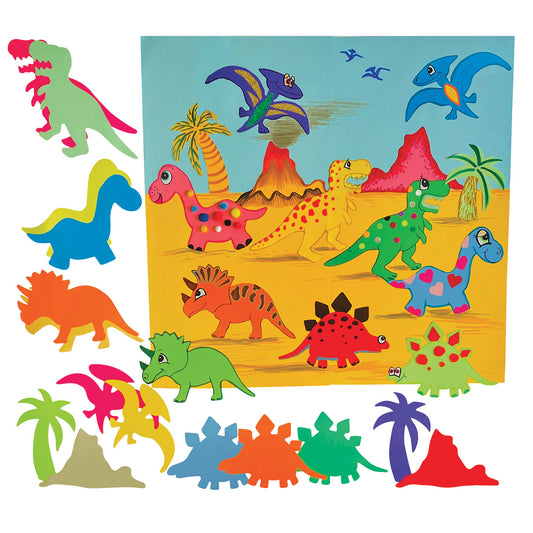 Pre-Historic World Paper Shapes