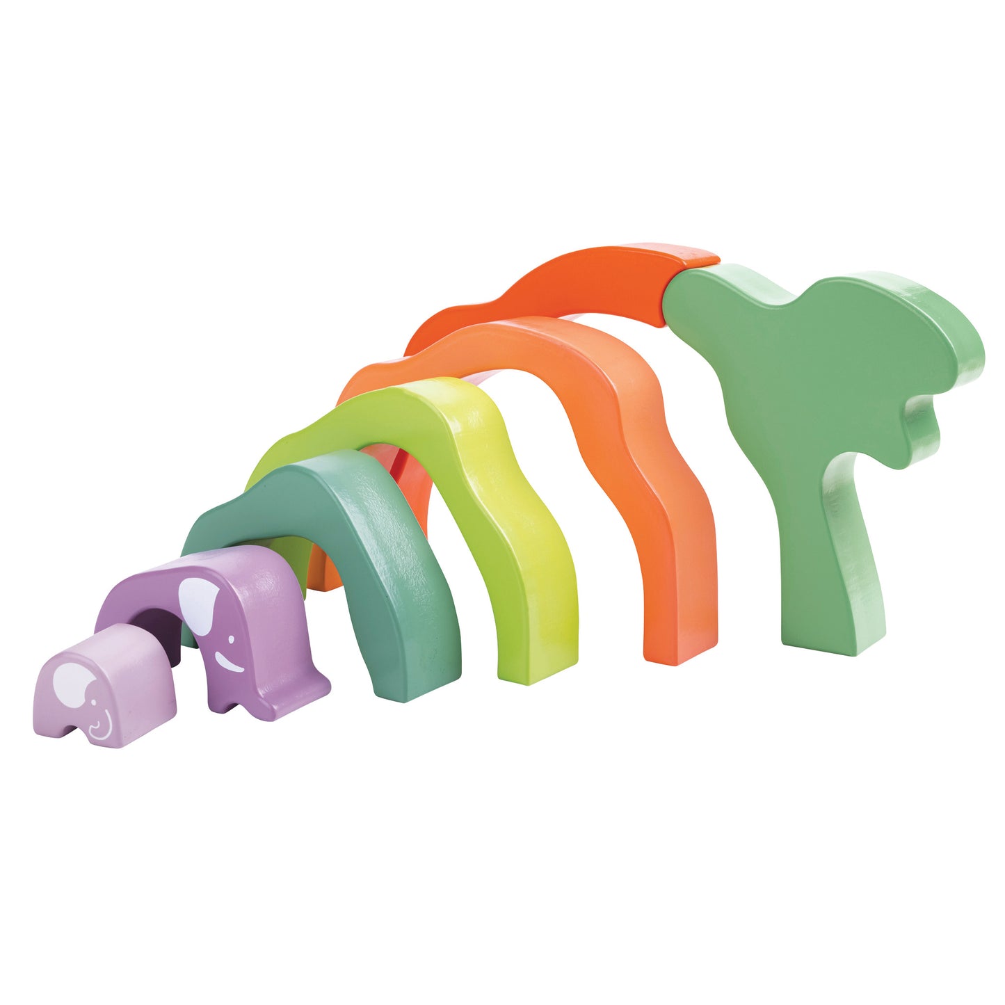 Safari Elephant Stacking Blocks