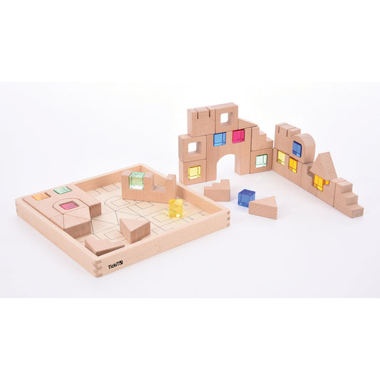 Wooden Building Gem Blocks