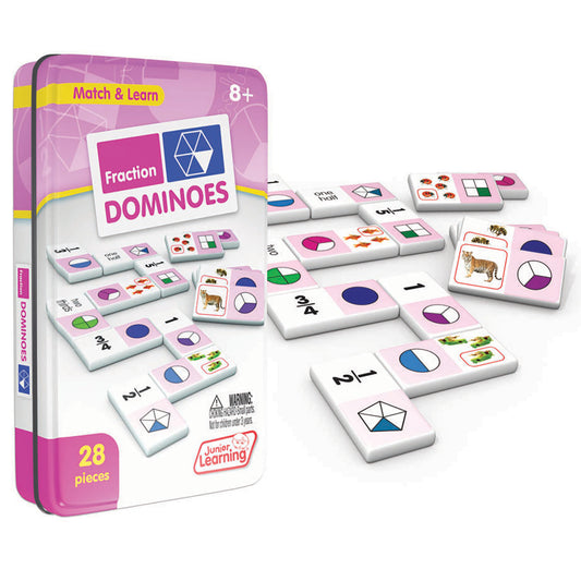 Fraction Dominoes Set