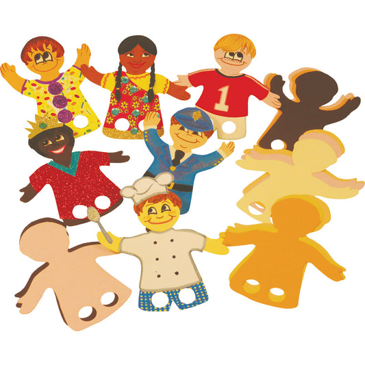 Card Finger Puppets