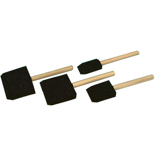 Wooden Handle Foam Brush Sponge