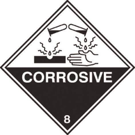 Corrosive Safety Sign