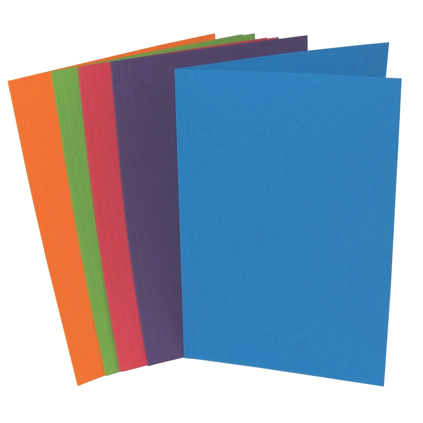 Foolscap Bright Manilla Square Cut Folders