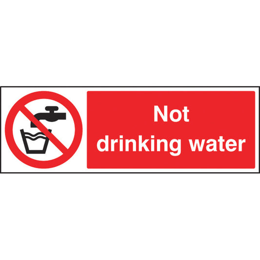 Unsafe Water Sign