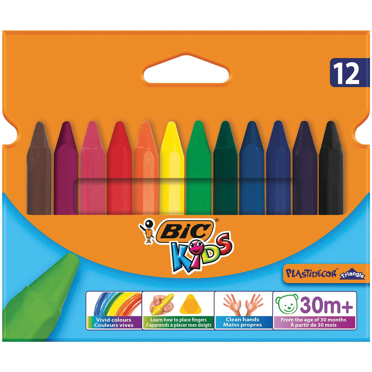 BiC® Kids Plastidecor® Plastic Crayons