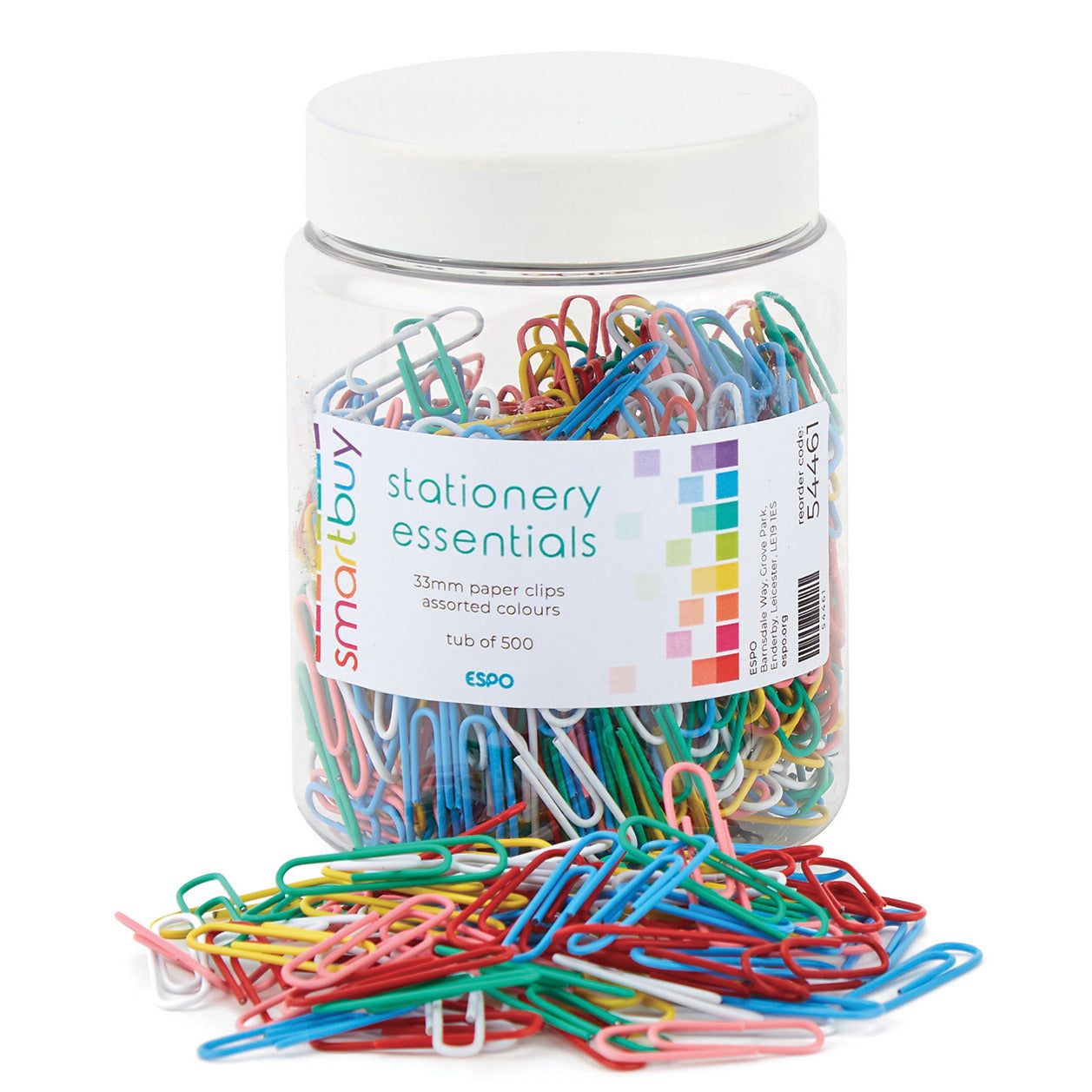 Smartbuy Coloured Paper Clips