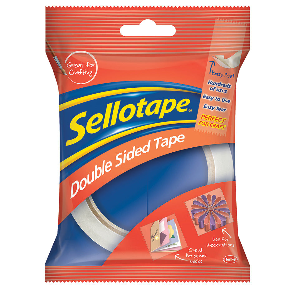 Sellotape® Double-Sided Tape - 1 Roll 25mmx33m