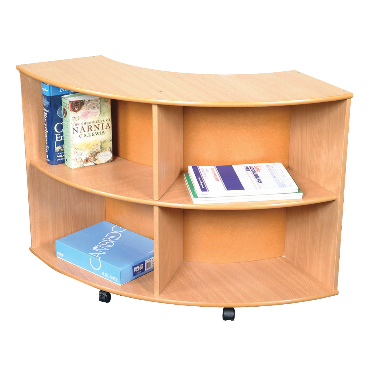 Profile Education Beech Effect Storage Range Quarter Round Unit