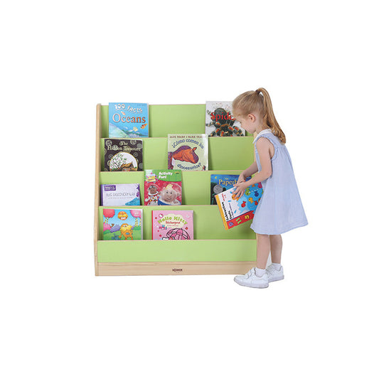 4 Shelf Pastel Bookcase