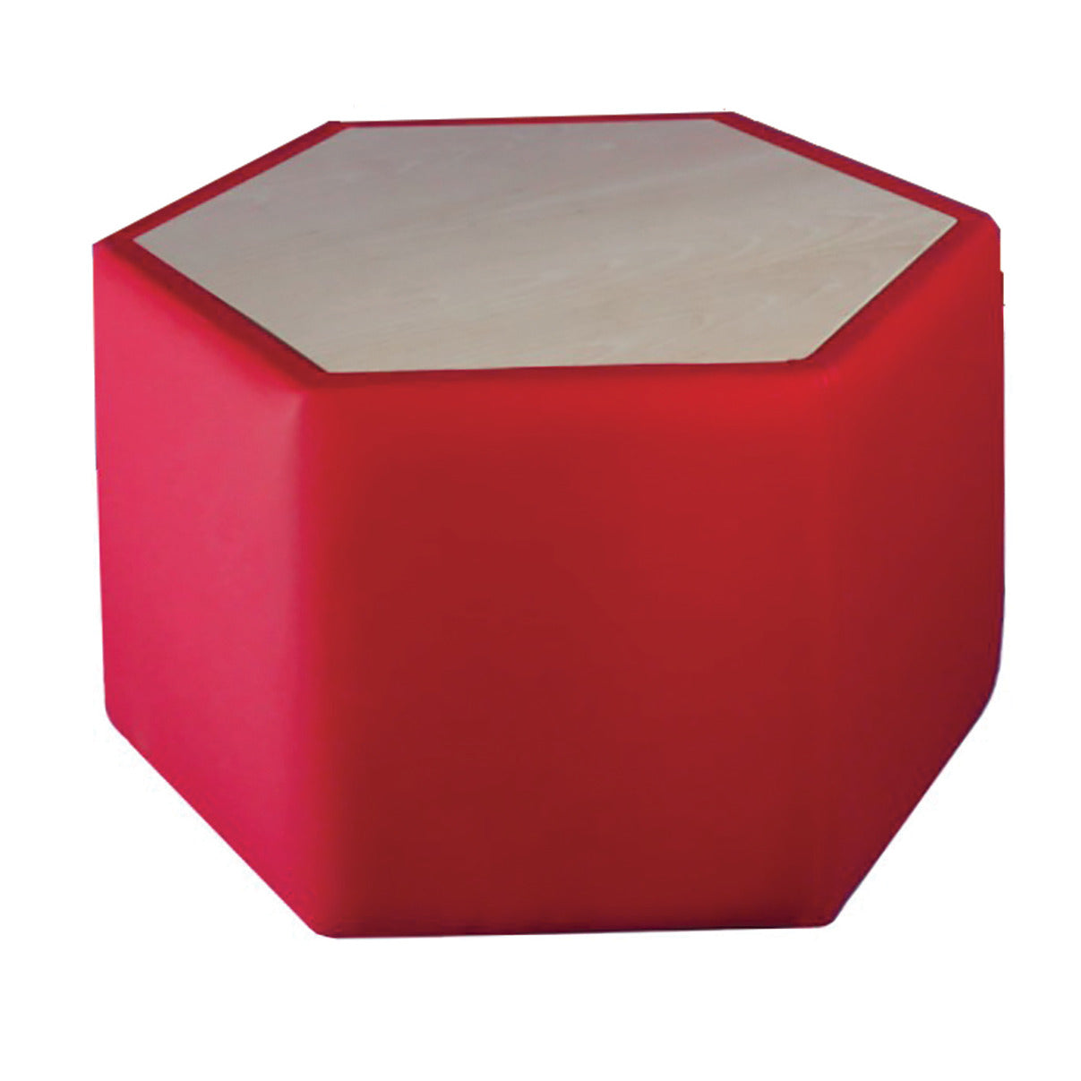 Modular Upholstered Hexagon Table