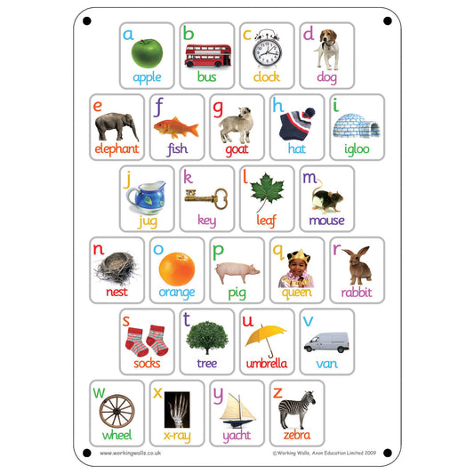 Alphabet Outdoor Learning Board