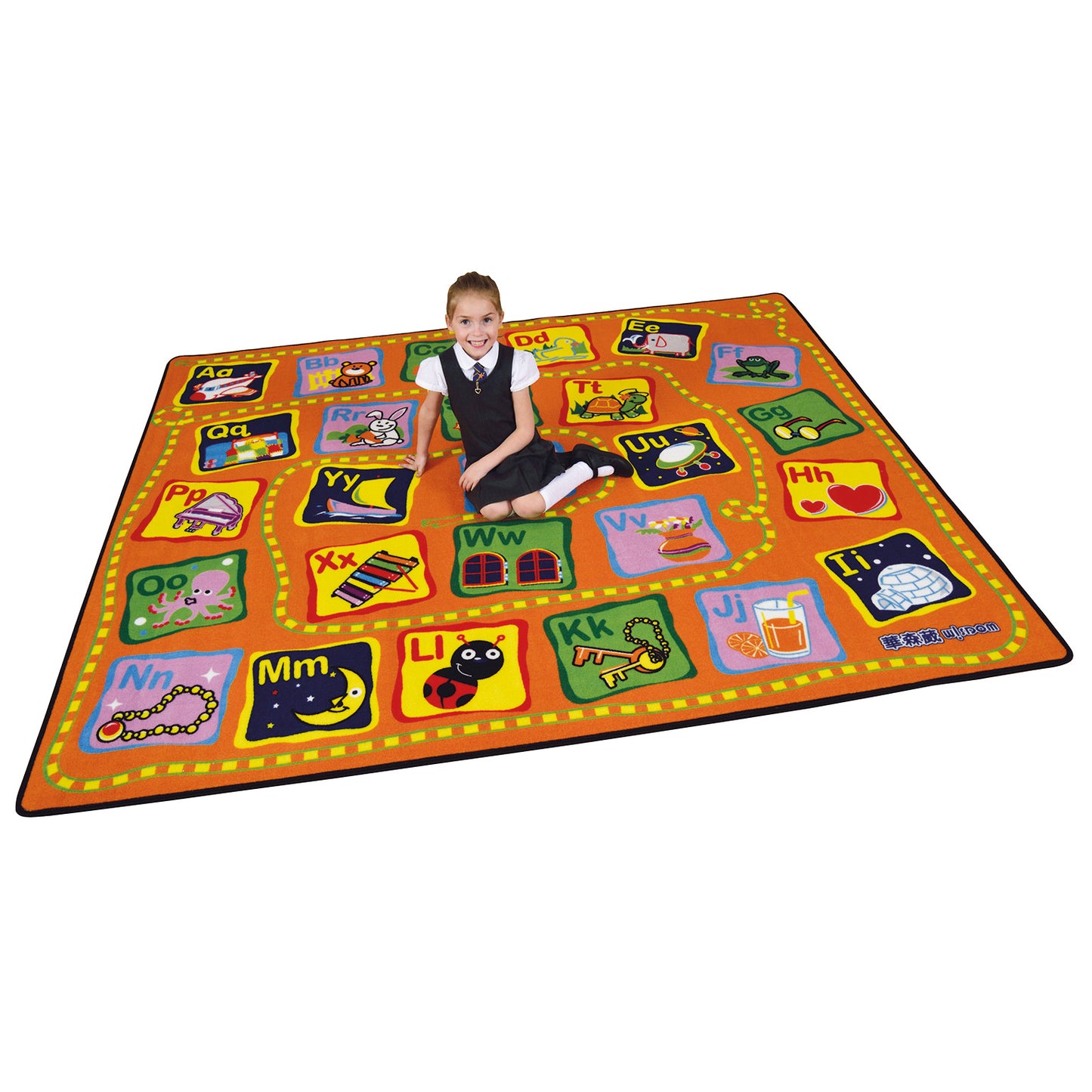 Economy Pile Alphabet Activities Rug